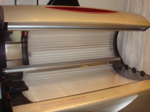 Giant Sun Tanning Bed Machine Miami Beach Florida